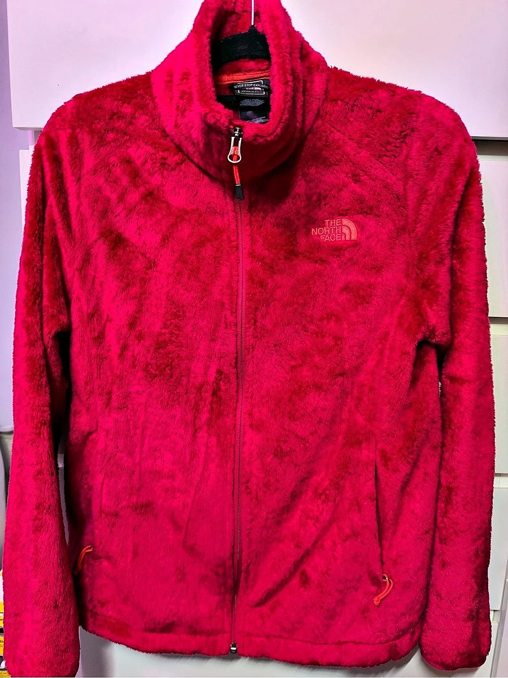 The North Face Osito Fleece Jacket Women's Pink Size Medium